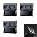 Liroyal携帯灰皿(3枚入)ポケット灰皿携帯用吸い殻入れコンパクトでスタイリッシュ喫煙マナーアウトドアエチケット喫煙者の必需品タバコの吸い殻や灰の保管に使用