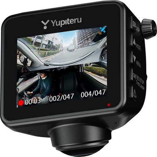YUPITERU ユピテル ドライブレコーダー 全周囲360°Q-21A 前方/左右/室内記録 3年保証 YUPITERU