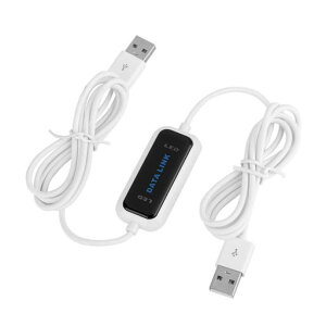 USB2.0オンラインPC間データリンクケーブル、データリンクファイル転送ケーブルブリッジ、高速データ伝送、プラグアンドプレイ、自動実行のサポート、自動認識の活用