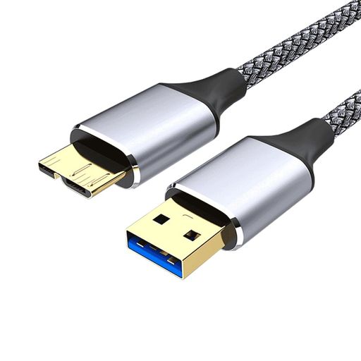 VANMAR USB3.0 MICROB USBP[u ^CvAIX - }CN^CvBIX 5GBPS f[^]P[u ϋv iC҂ OtHDD/SSDBLU-RAYBDhCufW^Jp (2M)