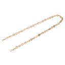 PATIKIL47”アクリルチェーンパースストラップ交換用ラグジュアリーハンドバッグストラップホワイト/茶色