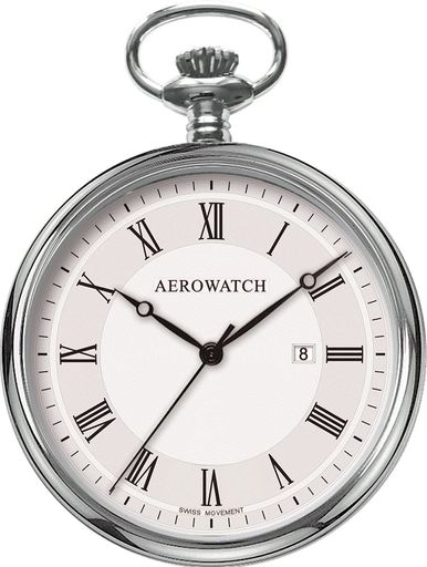 [アエロウォッチ] 懐中時計 クォーツ スイス製 45828 PD01 メンズ