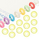 PATIKIL28MM1.1”プラスチックラウンドブックバインディングディスク22個ディスクバウンド拡張ディスクペン挿入可能プレーティングラウンドバインダーリングDIYノートブックプランナー用…(3)