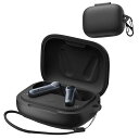 FOR EARFUN AIR PRO 4 用 ケース カバー【JIAYJP】EARFUN AIR PRO 4 シリコン ケース 軽量 薄型 滑り止め 収納カバー 全面保護 充電便利 EARFUN AIR PRO 4 保護ケース (ブラック)(2)