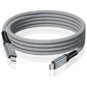 DUTTEK THUNDERBOLT 3 ケーブル 1.5M USB-C THUNDERBOLT 4/3対応USB TYPE C サンダーボルト 3ケーブル8K@60HZのビデオをサポートし、40GBPSのデータ転送速度、240W急速充電、USB(2)