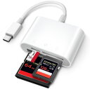 CHIAOPIO トレイルカメラ 鹿 ゲーム カメラビューアー USB Cカードリーダーです USB C TO SD/CFカード コンパクトフラッシュ/CF/SD/MICROSDスロット付きタイプCメモリーカードアダプター IPAD MACBOOK