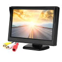 バックカメラ モニター セット バックモニター 5インチ TFT LCD 防水カメラ 狭い道、地下駐車場など