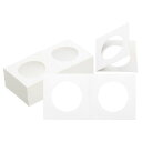 PATIKIL2X2コインフリップ100個33MMダンボールコインホルダーペーパーコインホルダーコイン収集コレクター用ホワイト
