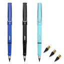 鉛筆 永久鉛筆 永遠の鉛筆 インクレスペン 削らない 鉛筆 HB 書き切れない 3本セット鉛筆 インクいらないペン 芯のない鉛筆 再利用可能 えんぴつ ペン お...