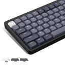 キーキャップ 144キー WOMIER ロープロファイル PBT キーキャップ フルセット 60% 65% 75% 100% CHERRY GATERON MX スイッチキーボード用 グレー/ホワイト(2)
