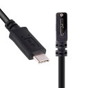 CYケーブル5 GBPS USB-C TYPE-C本体からMICRO USB 3.0ヘリカル取り付け90度左角産業用カメラストレージ