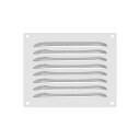 PATIKIL10x8”のステンレス製ベントカバースクリーンエアグリル換気カバーHVACルーバーグリルホームキッチン暖炉バスルーム壁パティオ用シルバートーン