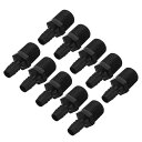 PATIKIL3/8”バーブx1/2”NPTメスコネクタ10個プラスチックホースバーブフィッティング工業用ホースバーブとパイプフィッティング接続水空気燃料用パイプフィッティングアダプター