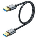 SUNGUY USB 3.0 ケーブル 0.5M タイプA-タ