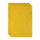 PATIKIL2mm(1/10”)厚さ非粘着グリッターフォームシート16x24”(40x60cm)イエロークラフト用EVA光沢フォームボード6枚