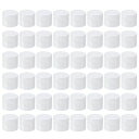 PATIKIL24/410リプレースメントフリップキャップ48個入り内径0.9”プラスチック再利用可能なノンスピルボトルため塗料ディスペンシングスクイーズシャンプーボトル用キャップホワイト