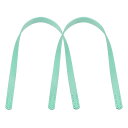 PATIKILレザーバッグハンドルストラップ2個23.6”L1/16”Wリプレイスメントレザーパースストラップバッグハンドル用ハンドバッグショルダーメイキング用ライトブルー
