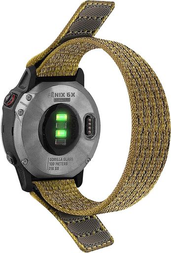 YOCAHUQuickFit22mmforGarminFenix7Fenix6/Fenix5/Fenix5Plus/Fenix6Pro編みナイロン腕時計バンド22mm替えベルトにも対応一体型ベルクロ設計 YOCAHUQuickFit22mmforGarminFenix7Fenix6/Fenix5/Fenix5Plus/Fenix6Pro編みナイロン腕時計バンド22mm替えベルトにも対応一体型ベルクロ設計