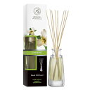 AROMATIKA 香りのリードディフューザー - ノンアルコール - 竹の棒付きギフトセット - 集中的な部屋の香りの天然ジャスミンエッセンシャルオイル100...
