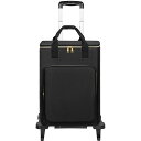 【TORIBIO】ショッピングキャリーエコバッグ保冷バック取り外し可能2WAY保温便利コンパクト横押し高齢者2輪(ブラック)