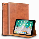 GEXMIL ケース IPAD 10.2 インチ9/8/7世代通用 (2021/2020/2019)高級レザー製 耐衝撃性 軽量 防指紋 防滑オートスリープ/ウェイクアジャスタブルスタンドブラウン(2)