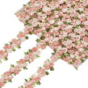 PHPandaHall手芸ブレード刺繍花柄レースリボンカラフルフラワーモチーフレーストリム高級飾りトリムカーテン服枕帽子装飾ハンドメイド材料DIY裁縫材料おしゃ...