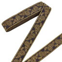 PHPANDAHALLリボン手芸用ブレード刺繍リボンカーテン飾り刺繍入り織りリボンエスニックレースミシン編みの縁DIY衣類アクセサリー装飾装飾用祭日ステージ演出...
