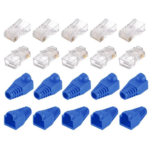 PATIKIL RJ45 CAT6ͥ RJ45 8P8C⥸顼ץ饰 ̲ᥳͥ ֥롼֡ĥСդ ͥåȥͥ...