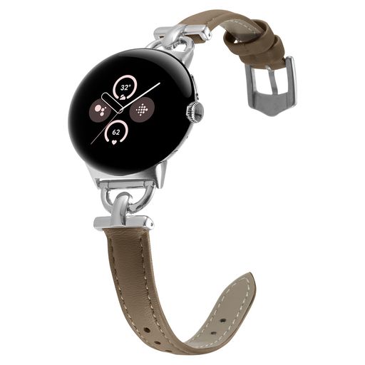 [LanQii]レザーバンド用のGooglePixelWatch341mm/用のGooglePixelWatch2/用のGooglePixelWatch対応バンドレザー素材ベルトソフト柔らかいかわいい