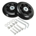 PATIKIL 交換用荷物スーツケースホイール修理キット 90 MM X 24 MM 耐摩耗性とミュート 回転キャスターホイール
