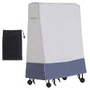 PATIKIL折りたたみ卓球台カバー65”x28”x73”テーブルテニスカバー420Dオックスフォード防水折りたたみ式テーブルカバー収納袋&ジッパー付き屋内外用ベージュ