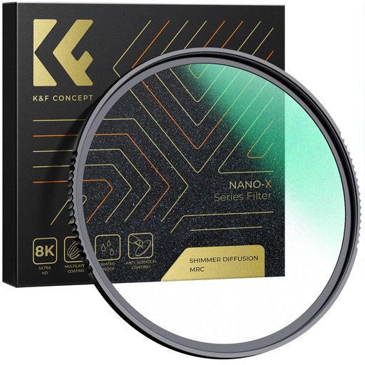 K&F CONCEPT 82MM SHIMMER DIFFUSION 1 󥺥ե륿 28إƥ 餫 ɥ ...