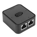2 ポート ギガビット ネットワーク スイッチ、2 入力 1 出力 1 入力 2 出力 POE エクステンダー スイッチ 10 100 1000MBPS RJ45 スプリッター セレクター スイッチ CAT 6 用