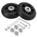 PATIKIL交換用荷物スーツケースホイール修理キット70MMX22MM耐摩耗性360回転キャスターホイール(3)