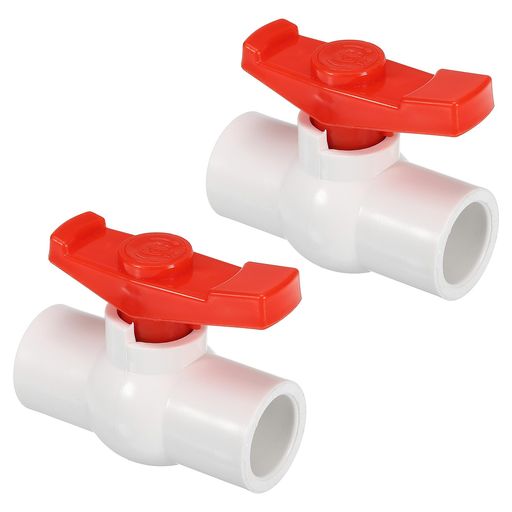 PATIKIL 20 MM ܡХ 2 PVC åȷ ž䤹ϥɥդ ή ۥ磻 å