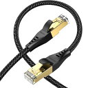 MOGOODCAT8LANケーブル2Mカテゴリー840GBPS2000MHZ超高速金メッキRJ45コネクタイーサネットケーブルPC、ルーター、ゲームコンソール、...