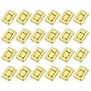 PATIKILトグルキャッチロック1.4”x0.9”24個入り金属製バックルハスプロックラッチクラスプ宝石ボックス木製ケース装飾用金