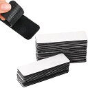 YAARUJEE両面テープ付き面ファスナー超強力3x10cm20枚セットオスメスセット防水耐熱防じん工業用/家庭用/業務用/手芸用/網戸用