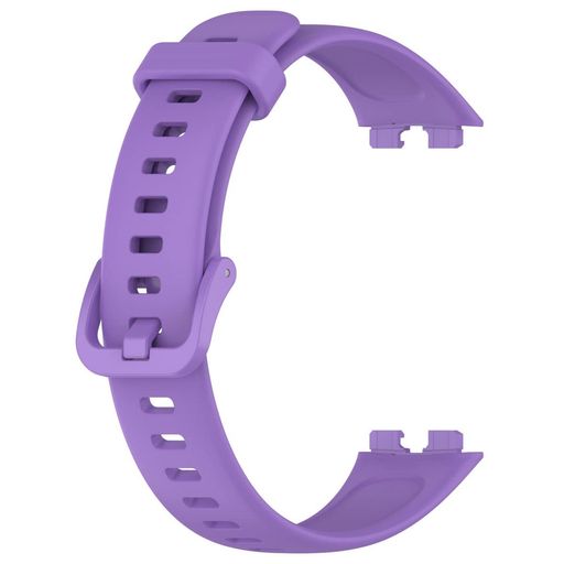 [SOOYEEH] HUAWEI用 BAND 9用 バンド ファーウェイ用 BAND 8用 交換バンド ストラップ シリコン製 柔らかい 交換用ベルト 防汗 10色可選(パープル)
