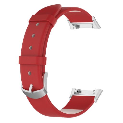 [SOOYEEH]OPPO用WatchFree用バンド交換バンドOPPO用WatchFree用ベルトPUレザー製5色可選柔らかい防汗装着簡単(赤)