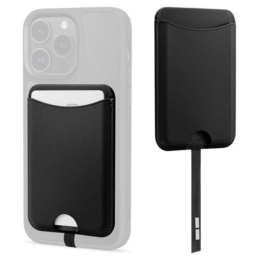 [CYRILL] BY SPIGEN CARD HOLDER KAJUKMAG WALLET 用 MAGSAFE 対応 カードケース マグネットカード入れ IPHONE カードホルダー QI充電 対応IPHONE12 IPHONE13 IPHONE14