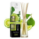 AROMATIKAベルガモットリードディフューザーナチュラルエッセンシャルベルガモットオイル付き100ml-フレッシュとロングラスティングフレグランス-ギフトセ...
