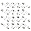 PATIKIL6x30mm速断ガラスヒューズ詰め合わせキット50個250V1A2A3A4A5A6A7A8A10A15A速断ガラス管ヒューズ電源用