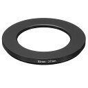 PATIKIL55mm-37mmメタルステップダウンリングカメラレンズフィルターアダプターリングカメラレンズフード用アルミニウムフィルターアダプターリング黒