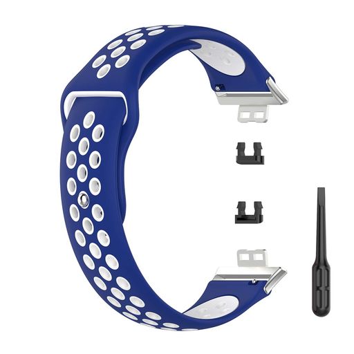 HUAWEI用 WATCH FIT/WATCH FIT NEW/WATCH FIT ELEGANT用 交換バンド ベルト シリコン製 SOOYEEH 柔らかい 超薄 超軽量 装着簡単 スポーツ 耐衝撃 防汗 10色可選 男女兼用(スカイブルー+ホワイト) HUAWEI用 WATCH FIT/WATCH FIT NEW/WATCH FIT ELEGANT用 交換バンド ベルト シリコン製 SOOYEEH 柔らかい 超薄 超軽量 装着簡単 スポーツ 耐衝撃 防汗 10色可選 男女兼用(スカイブルー+ホワイト)