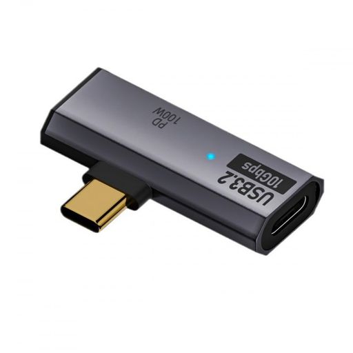 CY アダプター 10GBPS USB-C タイプC 1-TO-2 USB-C メス OTG & 100W PD 電源アダプター ノートパソコン タブレット 電話用