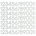 60枚 キラキララインストーン数字ステッカー 0-10 数字ステッカー グリッター アイロン接着番号シリーズステッカー パッチアップリケ メールボックス衣類 D...