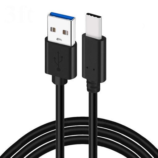 UNIDOPRO USB TYPE C ケーブル 1M/3FT QUICKCHARGE3.0 3A 急速充電データ同期コード - (10MM延長ロングコネクタ) -