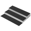 PATIKIL10”x2”空白ネームプレート、16パックカスタムエングレーブネームプレート長方形レーざーエングレービング空白パーソナライズドネームプレートオフィ...