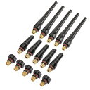 15個 TIGバックキャップロングキット57Y02 57Y03 57Y04 TIG溶接トーチ用バックキャップフィットQQ300 PTA DB SR WP-17/...